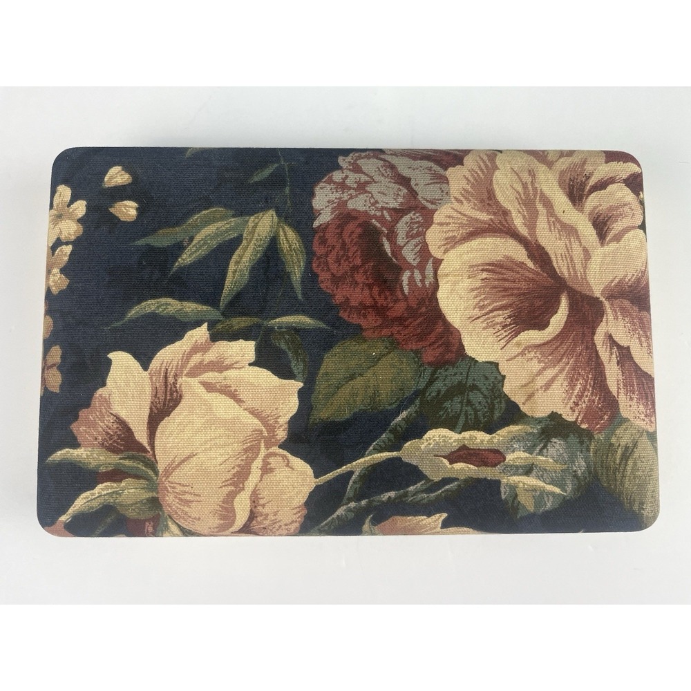 Vintage Floralβ Jewelry Box Travel Hard Case With Mirror
